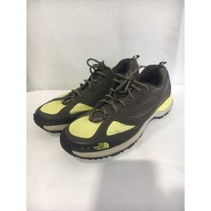 Womens The North Face Hiking Shoes Size 9 Brown Yellow.
